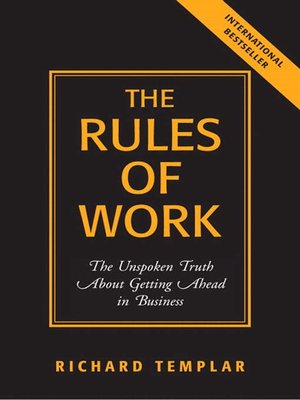 The Rules of Work - ebook